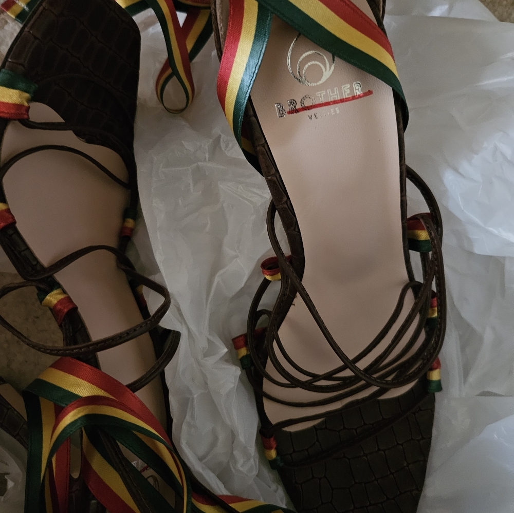 Brother Vellies Negril Ankle Wrap Sandal - Picture 10 of 11
